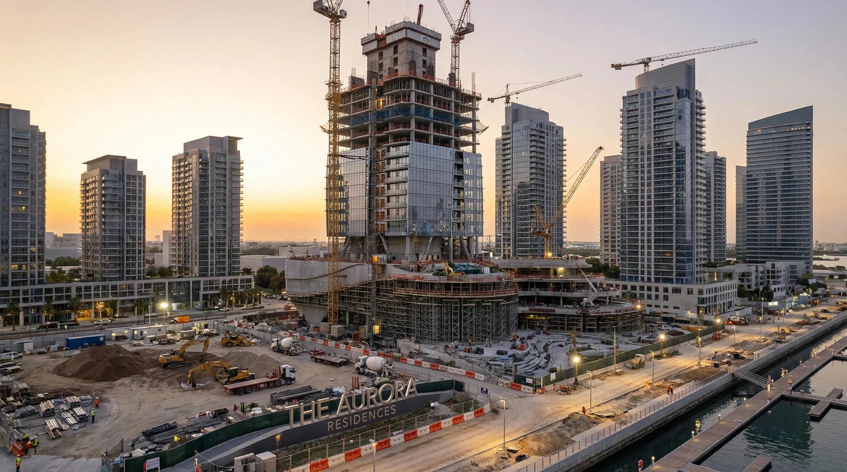 The Aurora Residences - Construction