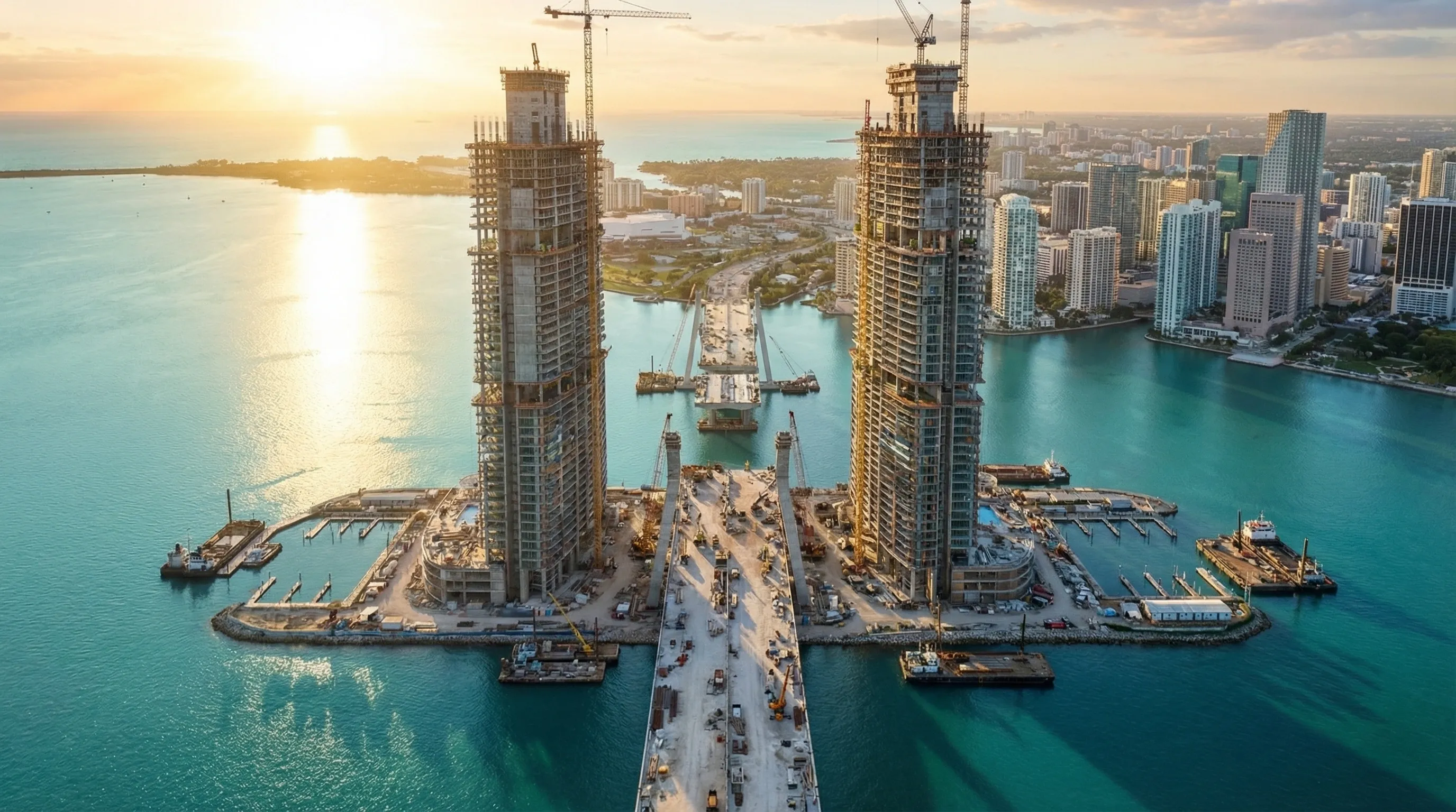 Twin Seas - Construction